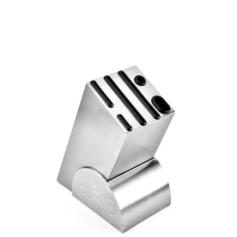 Кухня ножи блок современный 6-слот Нержавеющая сталь Ножи для хранения кухонных