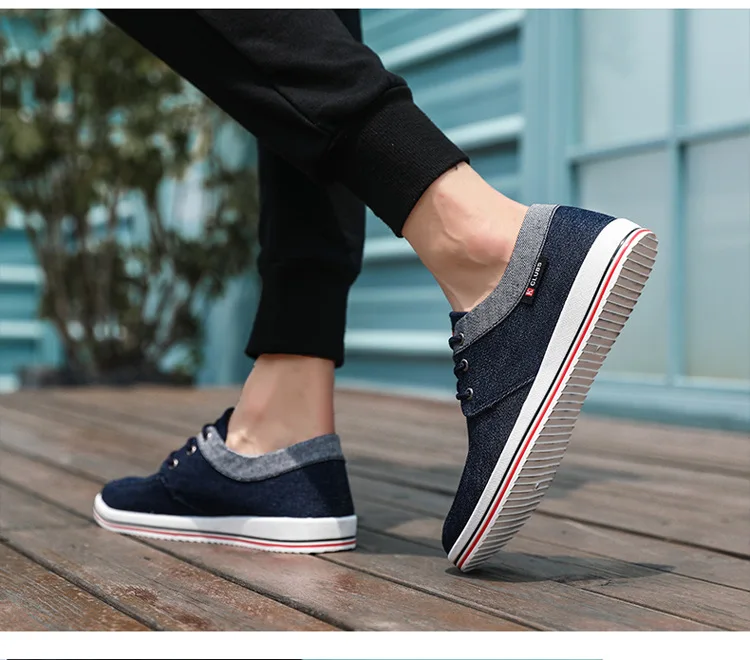 

Big 46 47 Men's Casual Shoes Denim Men Canvas Shoes Trend Style Men's Shoes Light Breathable Male Summer Shoes Zapatillas Hombre