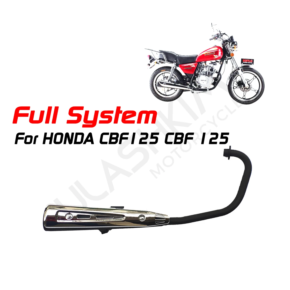

Выхлопная система для мотоцикла Honda CBF125 CBF 125 глушитель выхлопной трубы