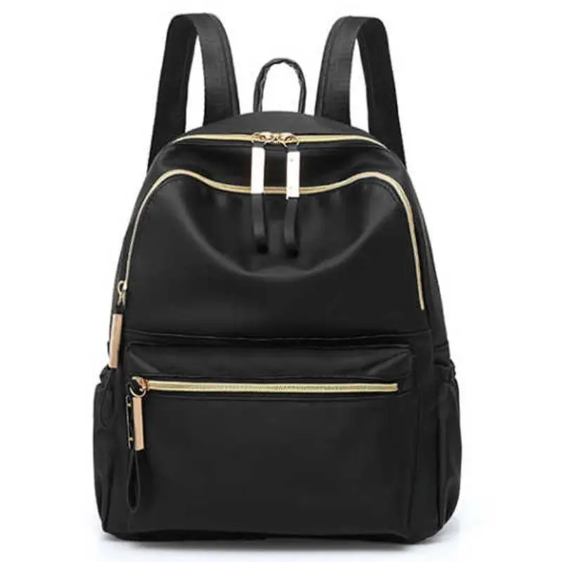 

Casual Oxford Backpack Women Black Waterproof School Bags for Teenage Girls High Quality Fashion Travel Tote Backpack