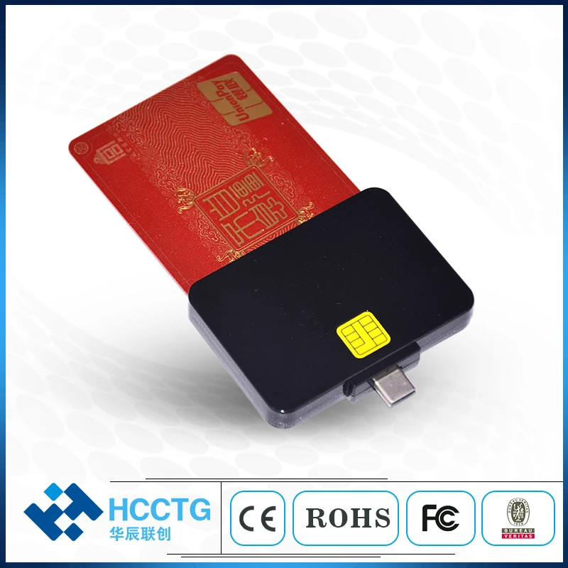 Карманный Type C USB Smart Mobile MPOS Card Reader DCR32 |