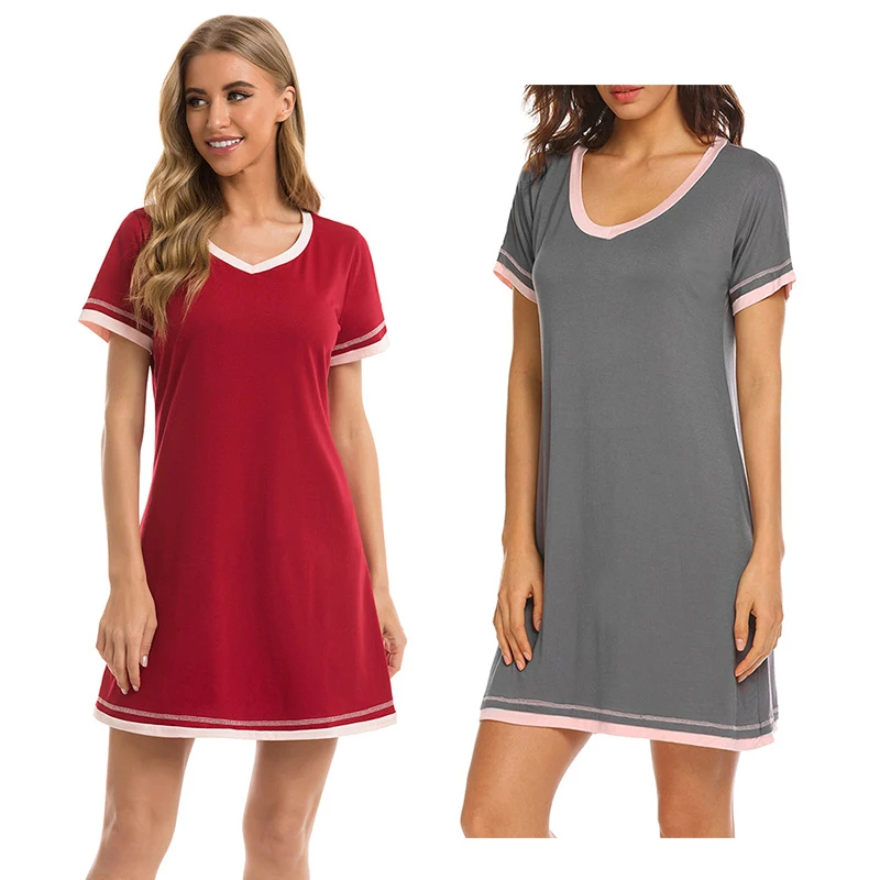 Женский летний спортивный костюм однотонный Повседневный Свободный пуловер с