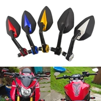 motorcycle mirror handlebar side handle bar ends mirror for r6 r1 mt 09 tmax xmax wr 125 250 for 690 125 200 390