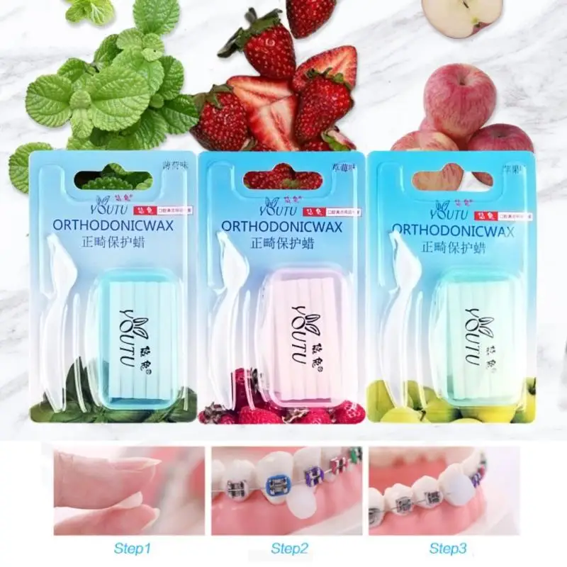 

Dental Orthodontics Wax Oral Hygiene Tool For Braces Bracket Teeth Whitening Kit