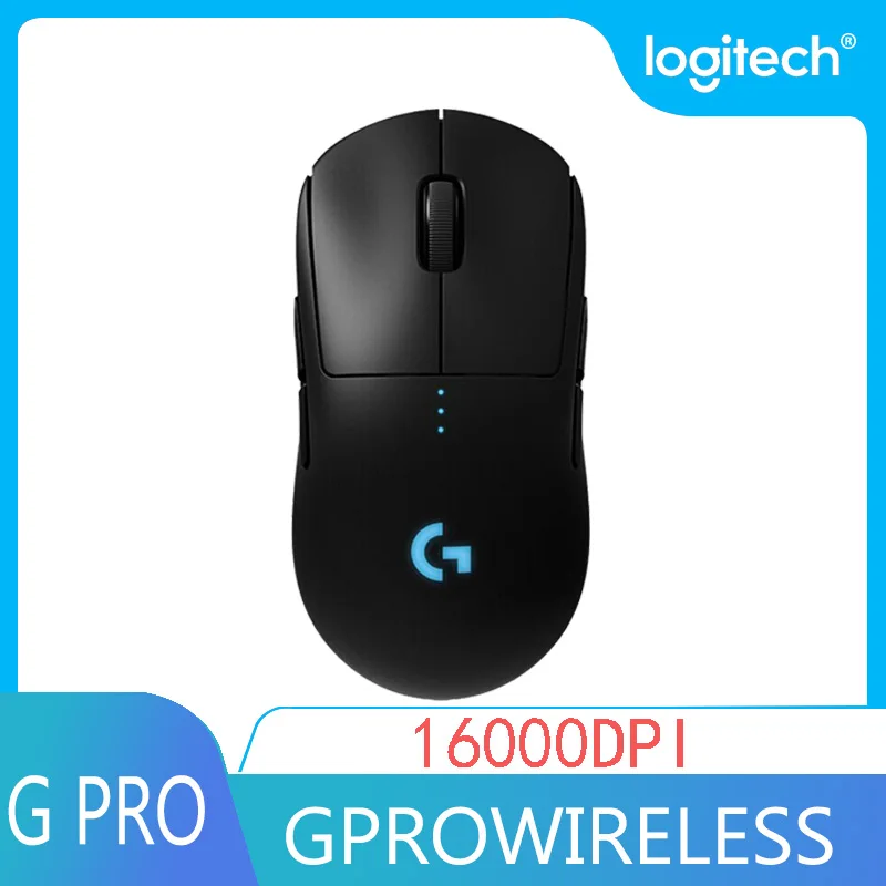 Беспроводная игровая мышь Logitech G PRO с двойным режимом RGB и сенсором HERO 16000DPI