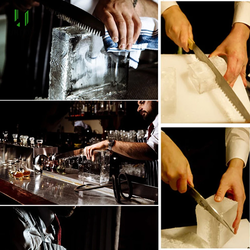 Пила для льда UNTIOR с деревянной ручкой портативный мини-инструмент резки кубиков