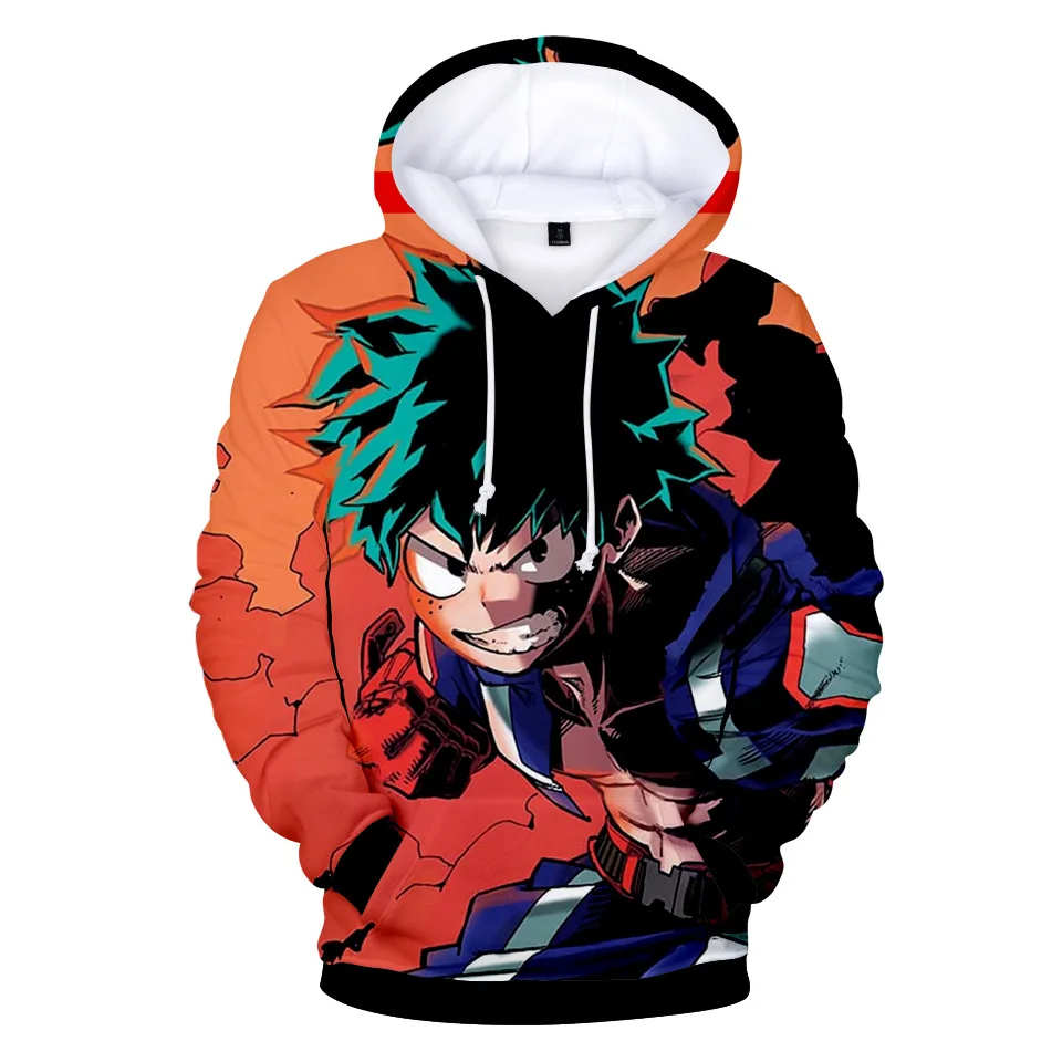 

Cosplay My Hero Academia Hoodies Sweatshirt Men/Boy Pullover Autumn Winter Hoodie Kids High Quality Tops