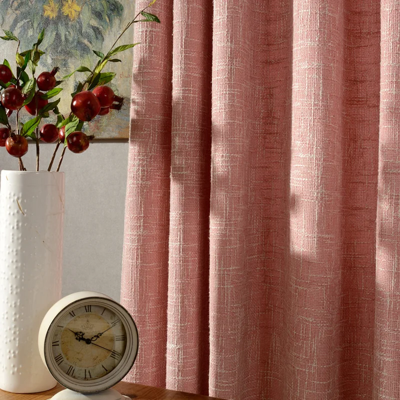 Современный простой европейский стиль занавес чистый грубое белье