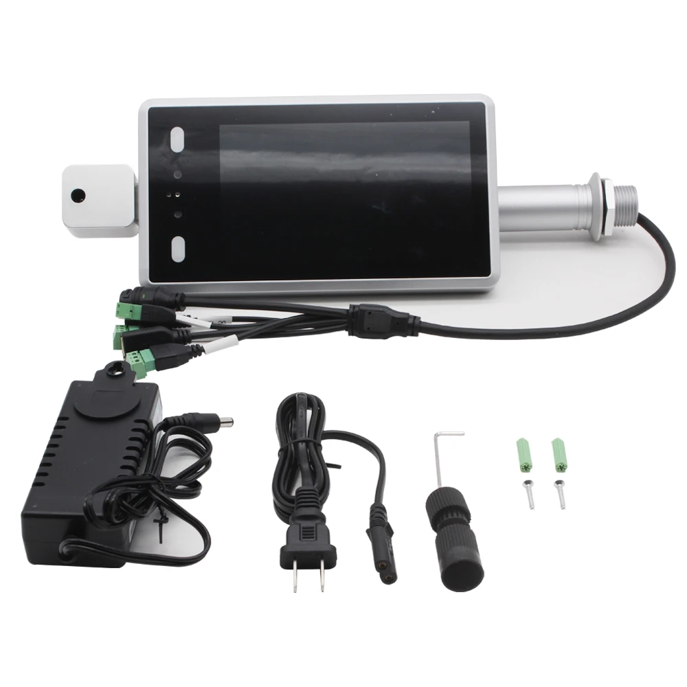 

Body Temperature Camera 8 Inch Non Contact Infrared Fever Detection Access Control System Attendance Alarm Face Recognition Cam