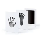 Обучающие игрушки для малышей по методике Монтессори, материалы для раннего обучения, От 0 до 2 лет отпечаток руки, безопасный сувенир, без чернил