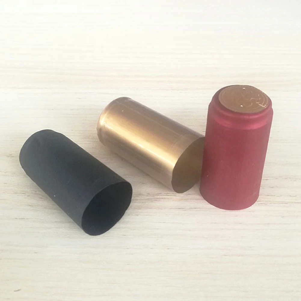 Термоусадочные крышки для винных бутылок из ПВХ 50 шт. пластиковые Усадочные