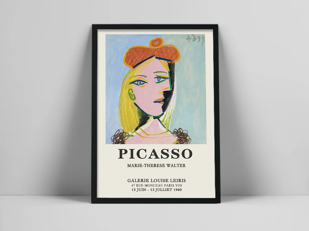 

Pablo Picasso Marie Therese poster, Art Exhibition print, Museum exhibition Art, Picasso The Studio Painting Poster, ArHenrtisse