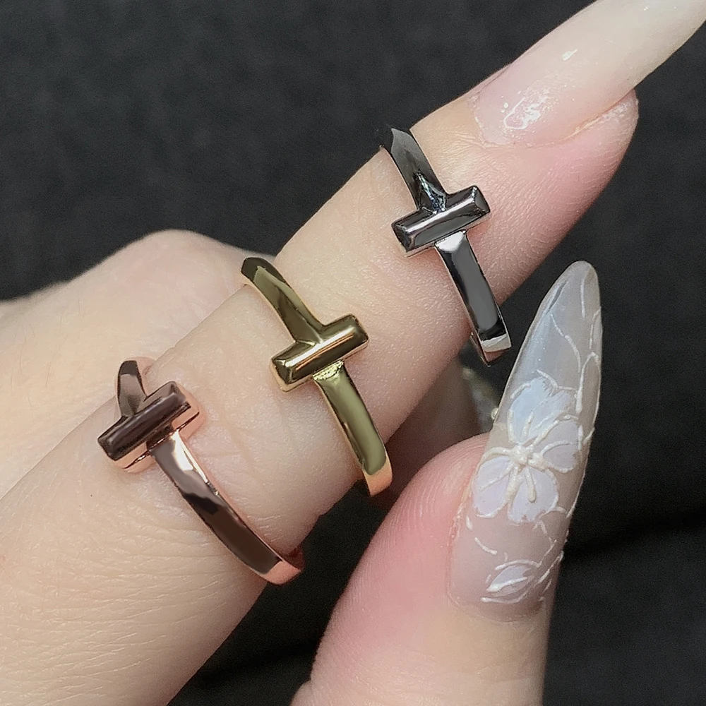 

925original jewelry1:1 light luxury female fine silver ring luxury Valentine's Day gift high-quality fashion classic accessories