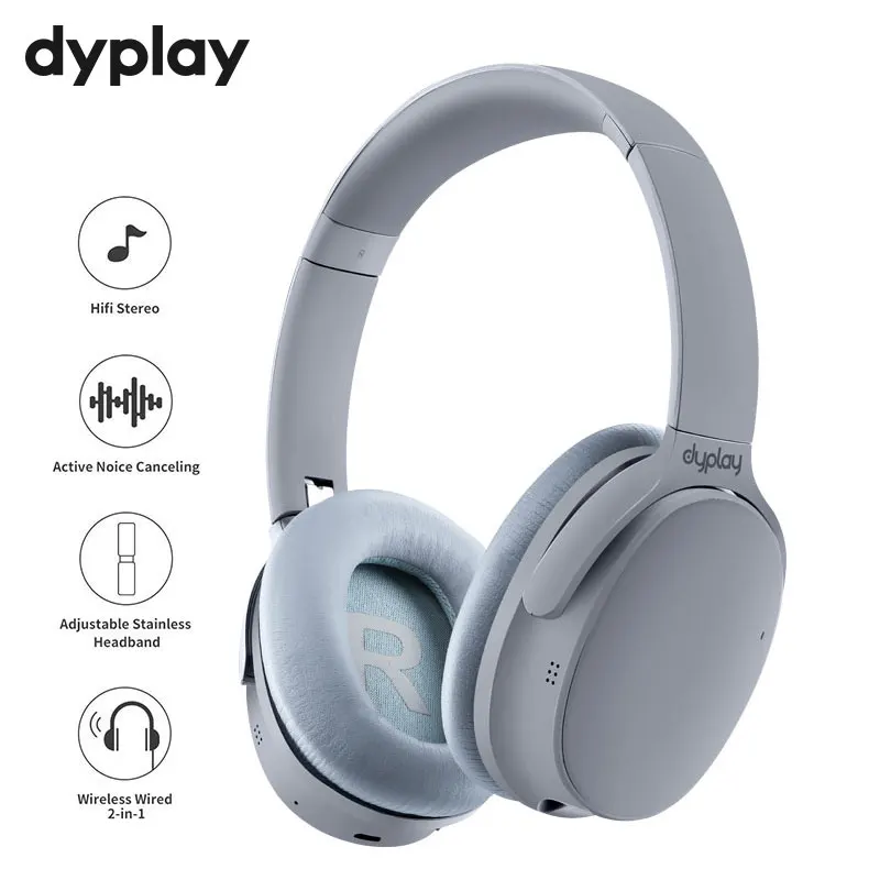 Наушники с активным шумоподавлением беспроводные bluetooth наушники Aptx микрофоном