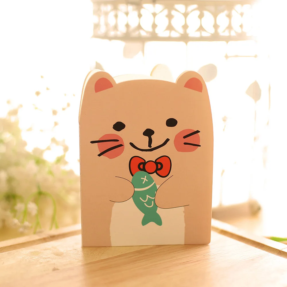 1PC Fashion Mini Cute Animal Cartoon Journal Diary Notebook Vintage Bear Notepad Book Kids School Office Supplies | Канцтовары для