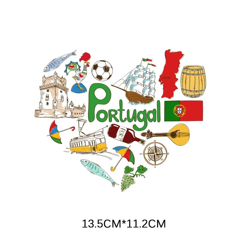 

Nation Patch Iron on Transfer Animal Letter Patches for Clothing Stickers on Clothes for T-shirts Heat Transfers Vinyl Appliques