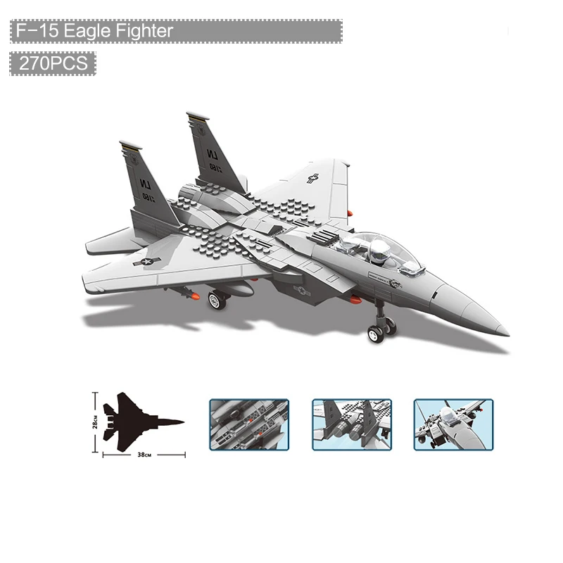 J15 Летающий Акула перевозчик на основе бойцов военные строительные блоки модель