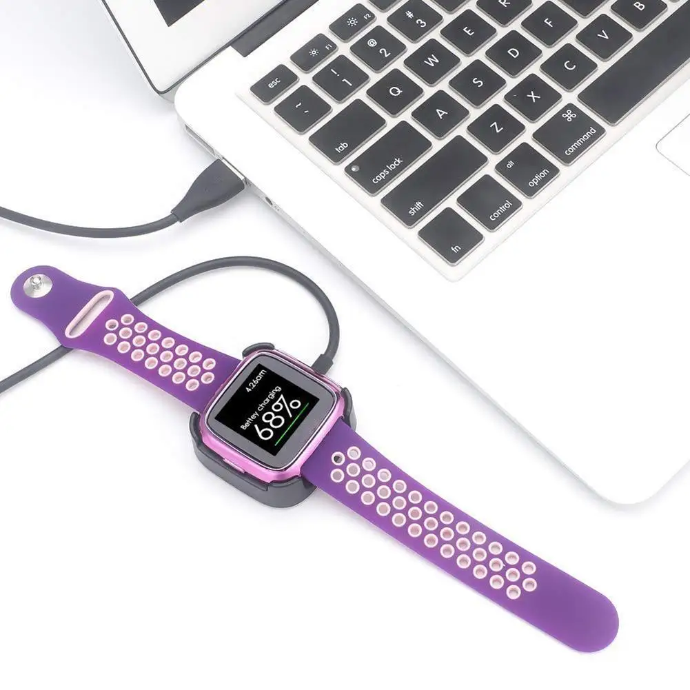 Зарядная подставка для Fitbit умные часы Versa зарядная док станция Замена адаптер