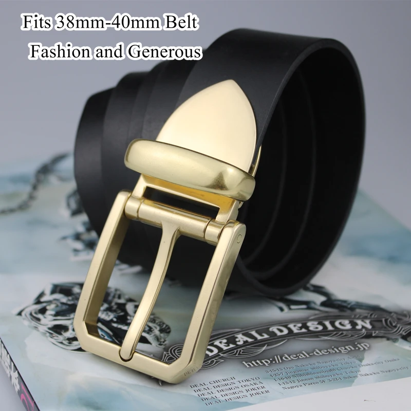 Фурнитура для поделок из кожевенного ремесла мужские пряжки твердой латуни 601636