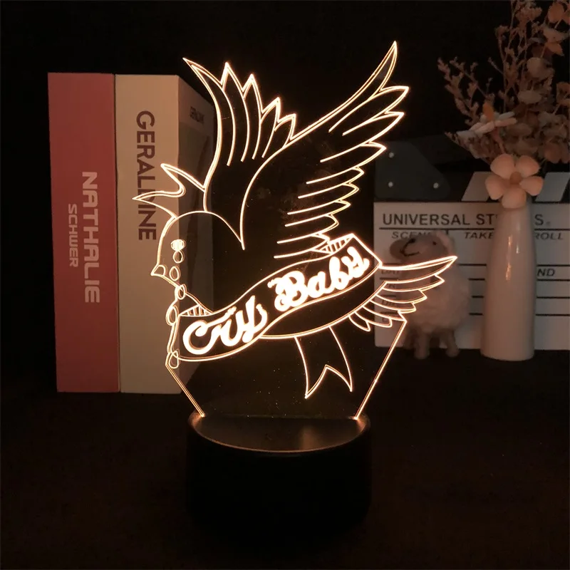 

3D Night Light Alarm Clock Base Light Owl Baby Animal Dropship Battery Operated Decorative Color Changing Decor Best Selling