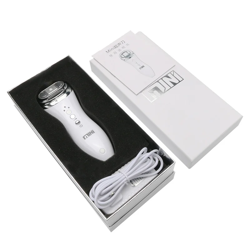 Ultrasonic Bipolar RF Radio Frequency Machine Face Lifting Skin Rejuveantion Massager Mini Hifu Anti Wrinkle Tightening Device