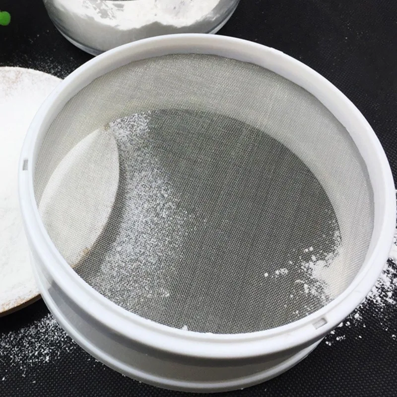 

4pcs/set Plastic Wire Fine Mesh Oil Strainer Flour Sifter Sieve Colanders DIY Kitchen Tools Juice And Tea Strainer Cooking Tools