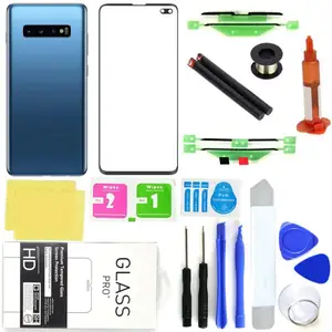 outer front phone screen back glass repair tool for samsung galaxy s10 plus touch screen phone mobile phone parts free global shipping