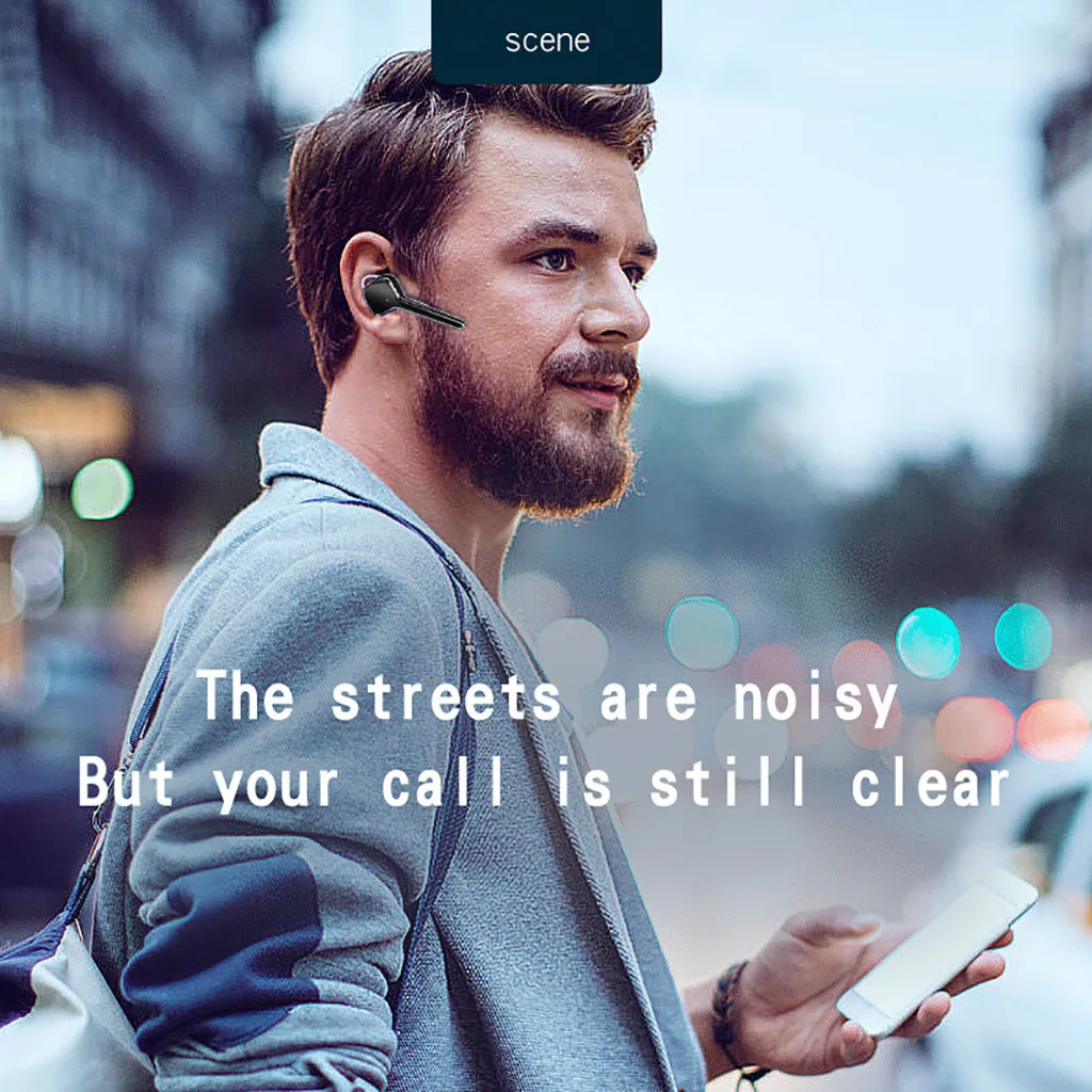 Bluetooth Earphone 5.0 Wireless Stereo Fashion Sports Multi-function Big Battery Headset With Microphone | Электроника