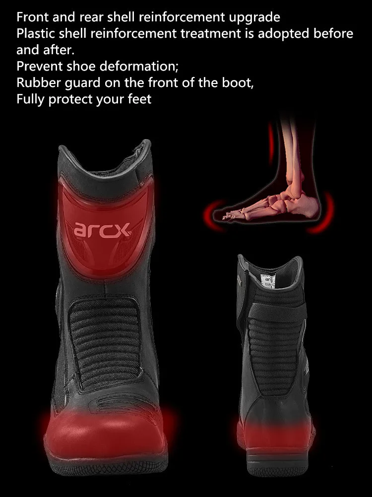 Сапоги Yakushi мужские для езды на мотоцикле водонепроницаемая обувь Всесезонная