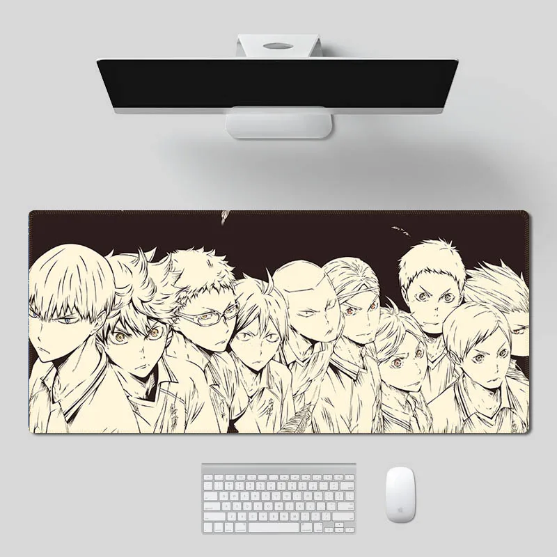 Аниме Haikyuu Karasuno Клавиатура для ноутбука Настольный коврик Офисный Компьютерный