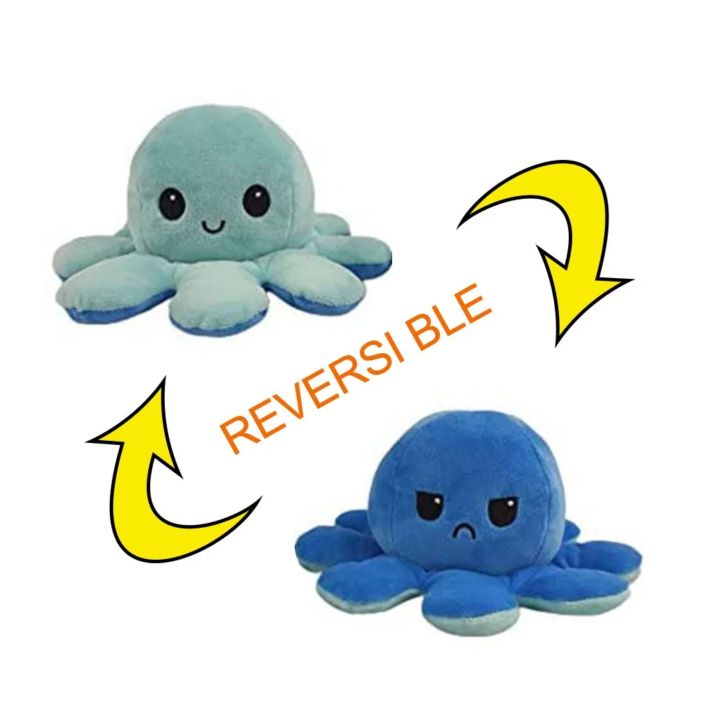 

Double-sided Pulpos Reversibles Child Toys Chirdren Kids Birthday Peluche Doll Flip Pulpo Plush Toy Gift Plpito Reversible#45