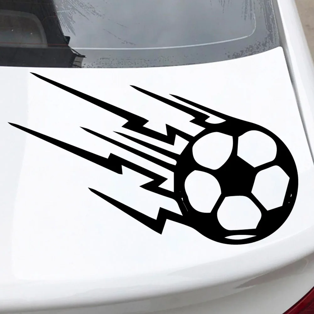 

Diy Soccer Ball Carbon Sticker Fun Vinyl Car-Styling Car Sticker Decals Decor