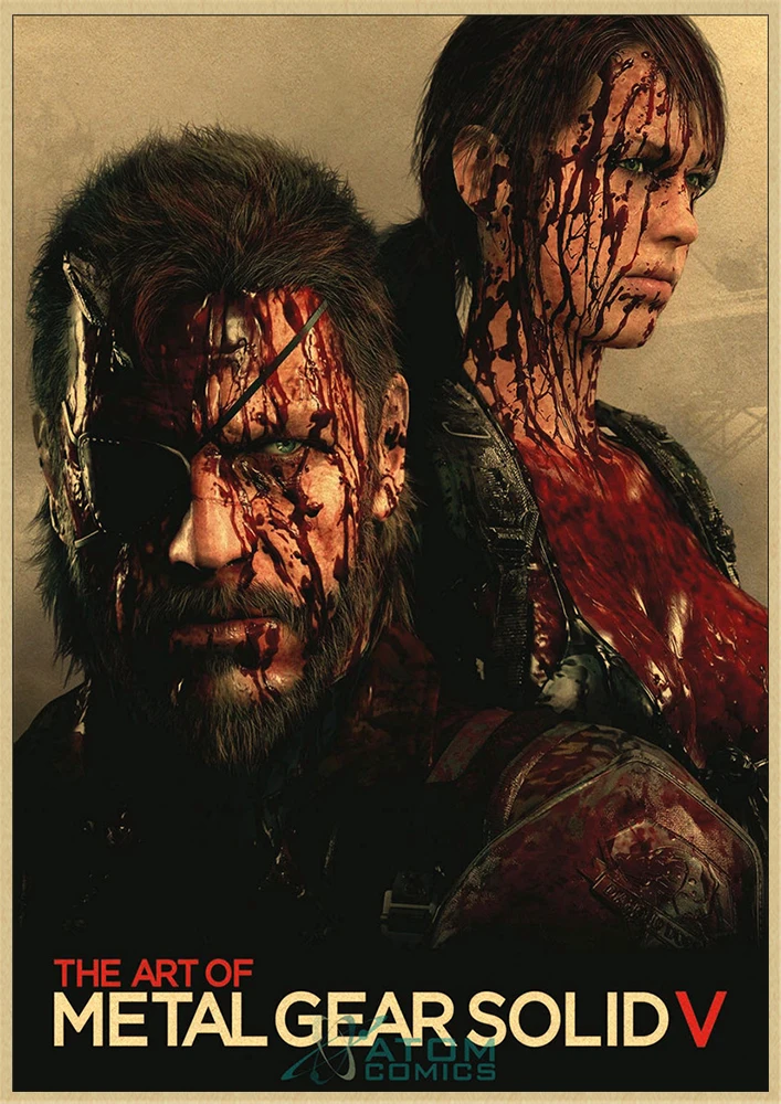 Металлическая шестерня твердый игровой постер художественная живопись