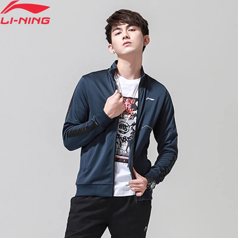 Li Ning Мужская баскетбольная серия BAD FIVE свитер обычный крой комфорт 100% полиэстер