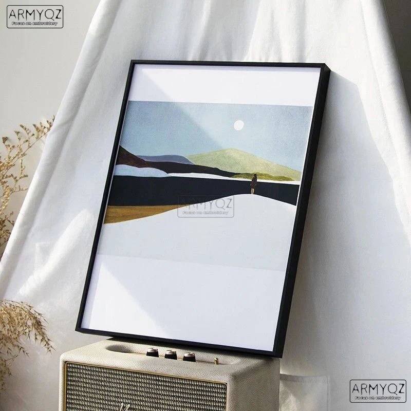 PDMDOG металлическая модная фоторамка роспись маслом большая картина сделай сам