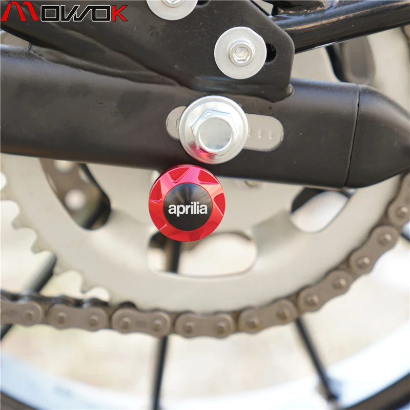 

6MM CNC Aluminium Achterbrug Spoelen Slider Stand Schroef For Aprilia Dorsoduro 1200 2013-2014 RSV 1000 R 2002-2008