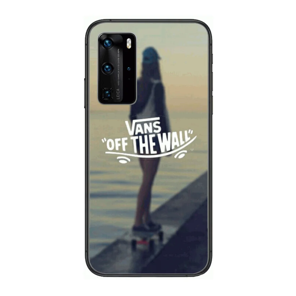 

V-VANS Fashion Shockproof Phone Case For Huawei P 40 30 20 10 Lite Smart Z Pro Black Etui Coque Painting Hoesjes comic fashion
