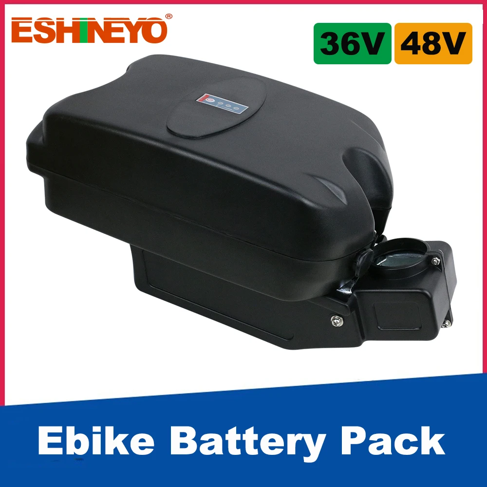 

Little Frog ebike Battery Pack 36V 48V 10.4Ah 13Ah Under Seat Post 18650 Electric Bicycle Batteries For Bafang Motor Kit Power