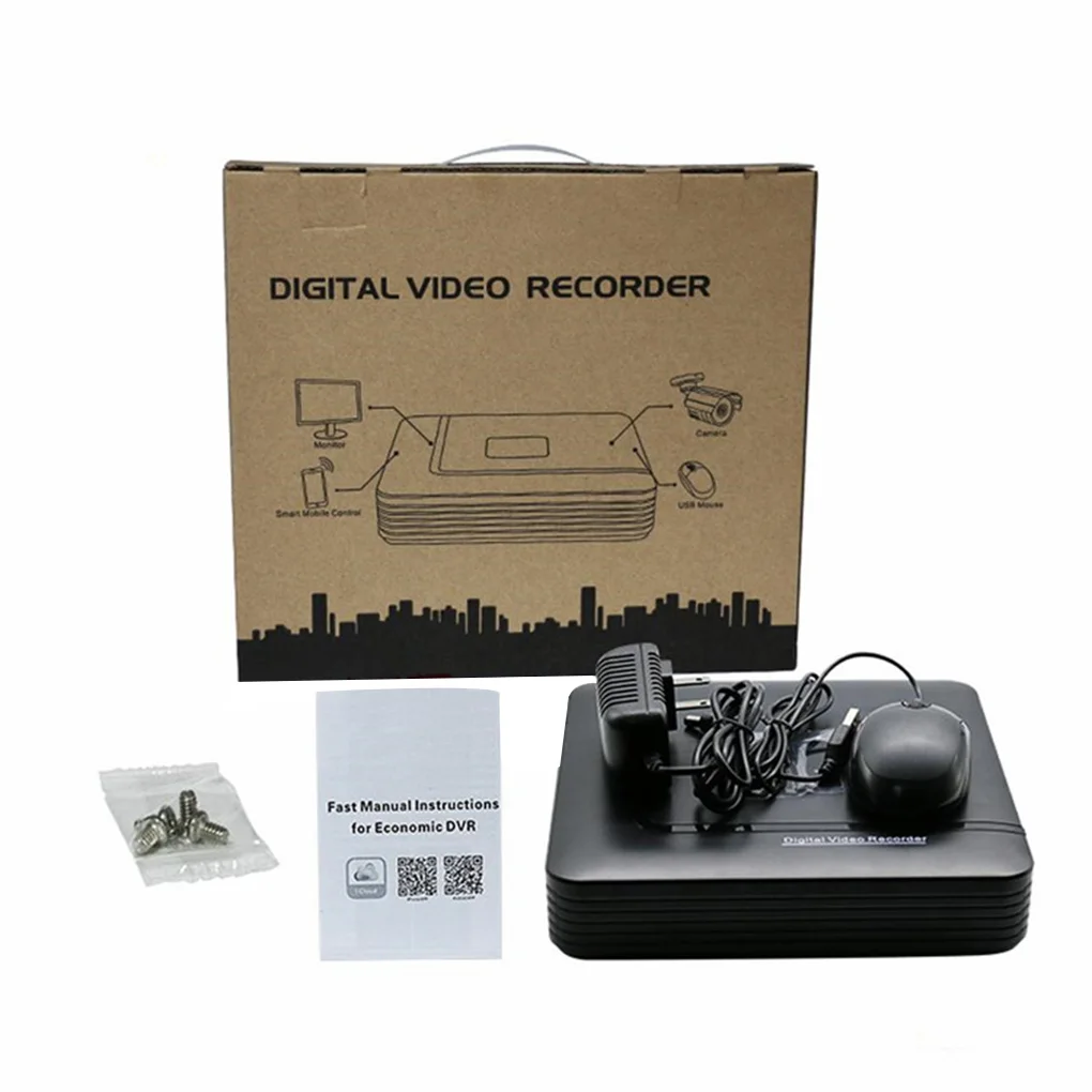 4/8 канала CCTV AHD DVR Mini Hybrid 1080N NVR Video Recorder IP Аналоговая камера / US Plug EU | Электроника