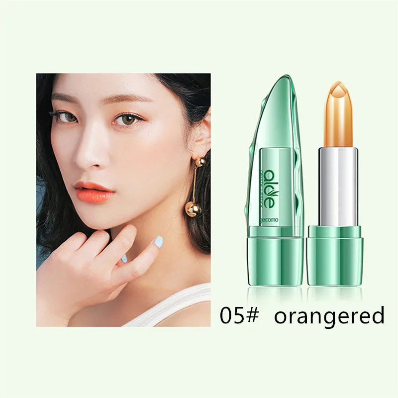 Новый Batom 99% Алоэ Вера натуральный температурный меняющий цвет Желейная помада