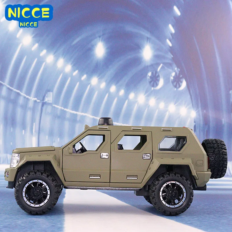 Nicce 1:24 модель автомобиля George Barton бронированный автомобиль со звуком легким