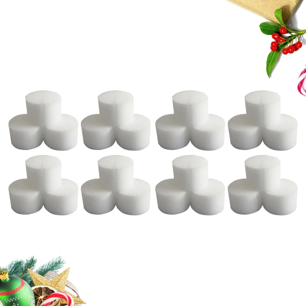 

50PCS Moisturized Planting Hydroponic Sponges 44mm Soilless Seedlings Sponge Plant Cultivation Gardening Tools (White)