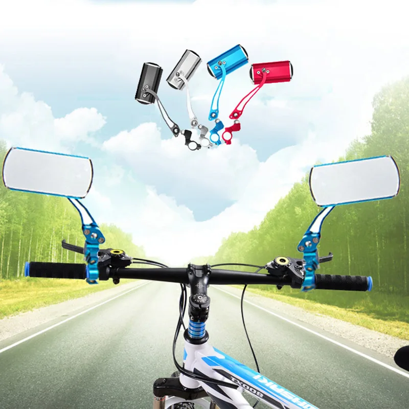 Велосипедное Зеркало заднего вида поворотное зеркало из алюминиевого сплава для