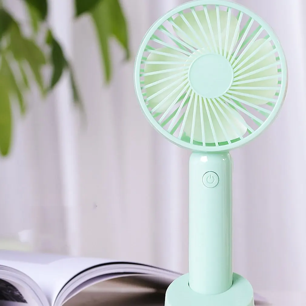 

Handheld Usb Mini Fan Wind Power Ultra-quiet And Convenient Portable Handheld Rechargable Cute Small Cooling Fan Adjustable