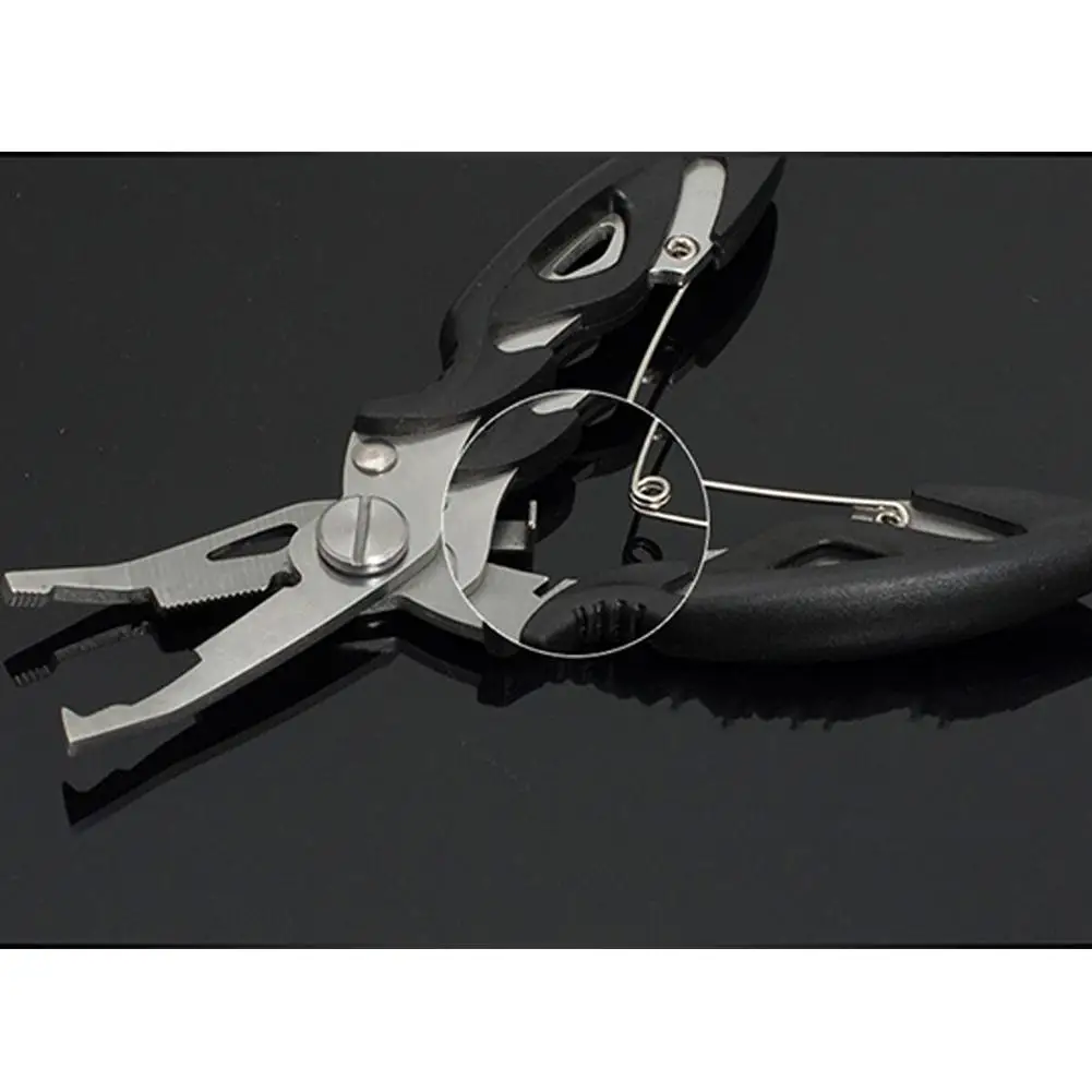 1 шт. рыболовные плоскогубцы ножницы с разделенным кольцом резак для лески из