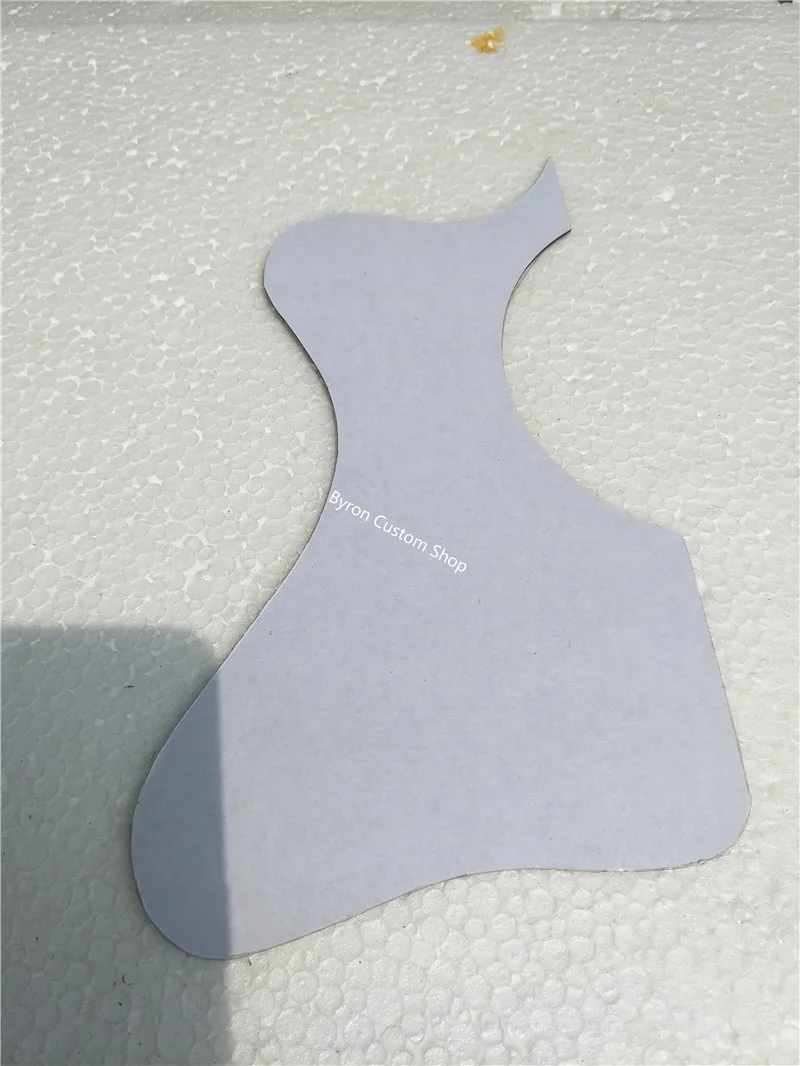 

free shipping top quality 2mm thickness original guitar pickguards self sticker jumbo body cutaway guitar pickguard