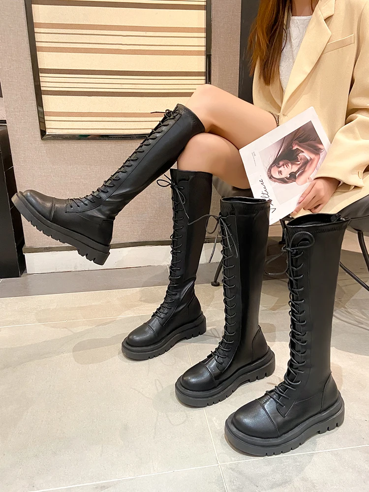 

Женские ботинки на молнии, с круглым носком, на высоком каблуке, осень 2021