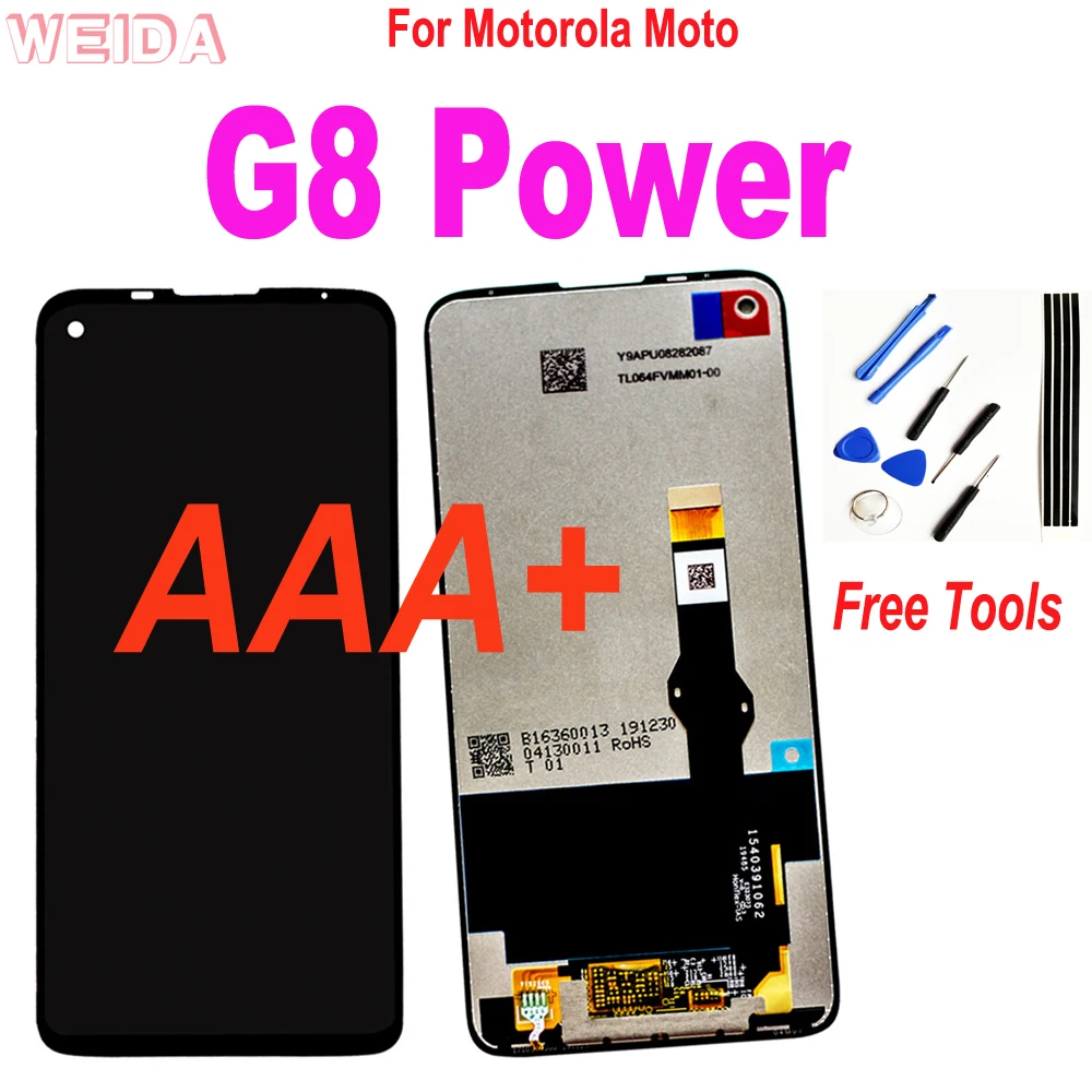 

AAA+ 6.4" LCD For Motorola Moto G8 Power LCD Display Touch Screen Digitizer Assembly Replacement for Moto G8 Power Display Tools