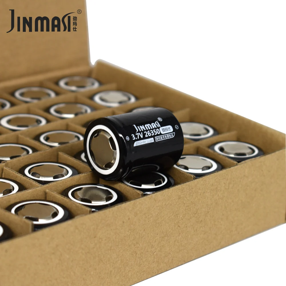 

1-8 piece 3.7V 26350 rechargeable battery lithium 2000mAh for gyroscope gimbal stabilizer flashlight batteries