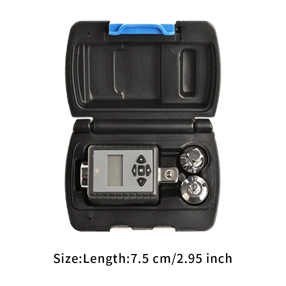 

Electronic Torque Wrench Plastic Adapter Adjustable Professional Torque Meter with Digital Display Hand Tool Sets 3PCS 10-200NM